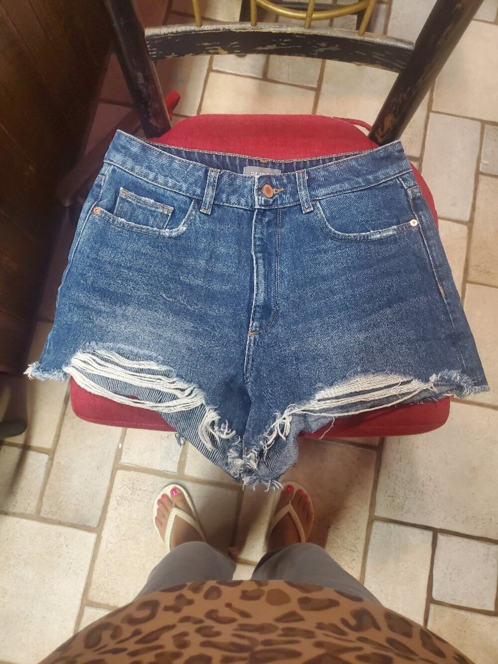 DL1960 denim shorts